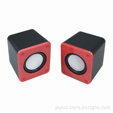 2.0CH Portable Speakers, 50-18,000Hz Response Frequency